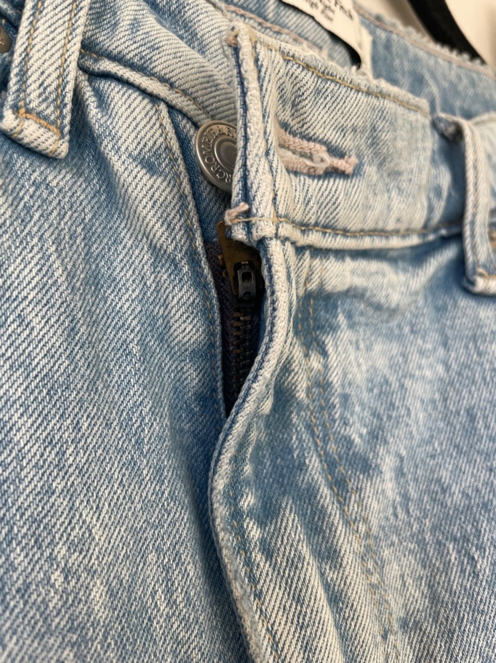 Abercrombie & Fitch Light Blue The 90’s straight ultra high rise WomanJeans 26/2 - Picture 4 of 10